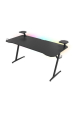 Obrázok pre Gaming desk black large RGB Led NanoRS RS150 50kg max, height 780mm