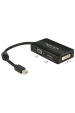 Obrázok pre DeLOCK 0.16m DisplayPort/VGA + HDMI + DVI 0,16 m Mini DisplayPort VGA (D-Sub)+ HDMI + DVI Černá