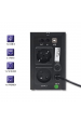 Obrázok pre Qoltec 53952 Nepřerušitelný zdroj napájení | Monolit | 800 VA | 480 W | LCD | USB
