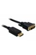 Obrázok pre DeLOCK Displayport > DVI 24+1 St/St 2m DVI-D