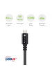 Obrázok pre Techly ICOC MUSB40-CMCM08 USB kabel USB4 Gen 3x2 0,8 m USB C Černá