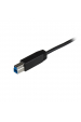 Obrázok pre StarTech.com USB31CB1M USB kabel USB 3.2 Gen 2 (3.1 Gen 2) 1 m USB C USB B Černá