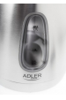 Obrázok pre Adler AD 1223 elektrická konvice 1,7 l Černá, Nerezová ocel 2200 W