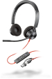 Obrázok pre POLY Stereofonní náhlavní souprava Blackwire 3320 USB-C s certifikací Microsoft Teams + adaptér USB-C/A