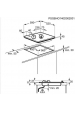 Obrázok pre Electrolux EGS6436WW Bílá Vestavěné Plynový 4 zóna/zón