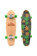 Obrázok pre Meteor Cannabis zeleno-hnědo-oranžový skateboard 22595