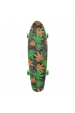 Obrázok pre Meteor Cannabis zeleno-hnědo-oranžový skateboard 22595