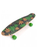 Obrázok pre Meteor Cannabis zeleno-hnědo-oranžový skateboard 22595