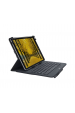 Obrázok pre Logitech Universal Folio with integrated keyboard for 9-10 inch tablets QWERTZ Německý Bluetooth Černá