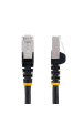 Obrázok pre StarTech.com NLBK-5M-CAT6A-PATCH síťový kabel Černá S/FTP (S-STP)