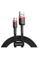 Obrázok pre Kabel Micro USB Baseus Cafule 1,5A 2m (červený/černý)