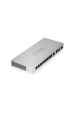 Zyxel XGS1010-12-ZZ0102F síťový přepínač Nespravované Gigabit Ethernet (10/100/1000) Šedá Obrázok pre Zyxel XGS1010-12-ZZ0102F síťový přepínač Nespravované Gigabit Ethernet (10/100/1000) Šedá