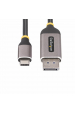 Obrázok pre StarTech.com 142-USBC-DP-8K-10F adaptér k video kabelům 3 m USB typu C DisplayPort Černá, Šedá