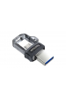 Obrázok pre SanDisk Ultra Dual m3.0 USB paměť 128 GB USB Type-A / Micro-USB 3.2 Gen 1 (3.1 Gen 1) Černá, Stříbrná, Průhledná
