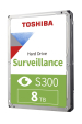 Obrázok pre Toshiba S300 Surveillance vnitřní pevný disk 8 TB 7200 ot/min 256 MB 3.5" Serial ATA III