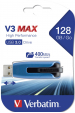 Obrázok pre Verbatim Store 'n' Go V3 Max USB paměť 128 GB USB Typ-A 3.2 Gen 1 (3.1 Gen 1) Černá, Modrá