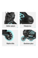 Obrázok pre INLINE BRUSLE NILS EXTREME NA19318 BLACK-TURQUOISE VEL. L (39-42)