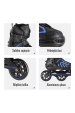 Obrázok pre NILS EXTREME SKATES NA19318 BLACK AND BLUE VELIKOST S (31-34)