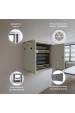 Obrázok pre Extralink Racková skříň 9U 600x600 ASP Šedá montovaná na zdi, plné plechové dveře