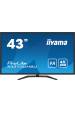 Obrázok pre iiyama ProLite X4373UHSU-B1 počítačový monitor 108 cm (42.5") 3840 x 2160 px 4K Ultra HD Černá