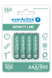 Obrázok pre Nabíjecí baterie everActive Ni-MH R03 AAA 550 mAh Infinity Line