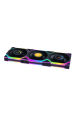 Obrázok pre Lian Li UNI FAN SL Wireless LCD 120 Počítačová skříň Ventilátor 12 cm Černá 3 kusů