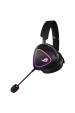 Obrázok pre ASUS ROG DELTA II Sluchátka s mikrofonem Kabelový a bezdrátový Přes hlavu Hraní USB typu C Bluetooth Černá