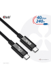 Obrázok pre CLUB3D CAC-1576 USB kabel USB4 Gen 3x2 1 m USB C Černá