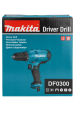 Obrázok pre Makita DF0300 vrtačka 1500 ot/min Rychloupínací 1,2 kg Černá, Modrá