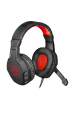 Obrázok pre DEFENDER HEADPHONES WITH MICROPHONE CUJO BLACK-RED