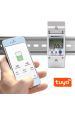 Obrázok pre Qoltec 50882 Jednofázový elektronický měřič spotřeby energie na lištu DIN | Wi-Fi | TUYA | 230V | LCD