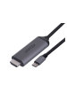 Obrázok pre KABEL UNITEK HDMI 2.1, USB-C, 8K, 1,8M, V1423B