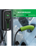 Obrázok pre Qoltec 52465 Mobilní nabíječka pro elektromobily 2 v 1 Typ 2 s regulací | 3,5 kW | 230 V | LCD | Přenosná | Wallbox | 5 m