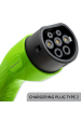 Obrázok pre Qoltec 52465 Mobilní nabíječka pro elektromobily 2 v 1 Typ 2 s regulací | 3,5 kW | 230 V | LCD | Přenosná | Wallbox | 5 m