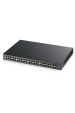 Zyxel XGS2210-52 Řízený L2 Gigabit Ethernet (10/100/1000) 1U Černá Obrázok pre Zyxel XGS2210-52 Řízený L2 Gigabit Ethernet (10/100/1000) 1U Černá