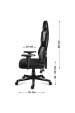 Obrázok pre Herní židle Huzaro Combat 6.2 Black RGB