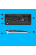 Obrázok pre Logitech 920-008685 klávesnice Obsahuje myš Univerzální USB QWERTY US Mezinárodní Černá, Bílá