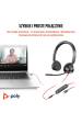 Obrázok pre HP Poly Stereofonní náhlavní souprava Poly Blackwire 3325 USB-C s certifikací Microsoft Teams + 3,5mm konektor + adaptér USB-C/A