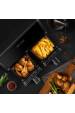 Obrázok pre Dvojitá beztuková fritéza, 2200 W, objem 8 l, LED displej