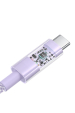 Obrázok pre Baseus Gem Rychlonabíjecí kabel USB C na USB C 2 m 100 W Fialová