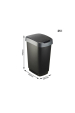 Obrázok pre ROTHO Twist Silver - odpadkový koš – 25l