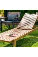 Obrázok pre Zahradní lehátko TEXAS hnědé