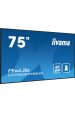 Obrázok pre iiyama LH7565UHSB-B1 sdělovací displej Stánkový design 189,2 cm (74.5") LED Wi-Fi 800 cd/m² 4K Ultra HD Černá Zabudovaný procesor Android 11 24/7