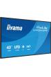 Obrázok pre iiyama LH4364UHS-B1AG sdělovací displej Plochá digitální tabule 109,2 cm (43") LED Wi-Fi 500 cd/m² 4K Ultra HD Černá Zabudovaný procesor Android 24/7