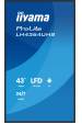 Obrázok pre iiyama LH4364UHS-B1AG sdělovací displej Plochá digitální tabule 109,2 cm (43") LED Wi-Fi 500 cd/m² 4K Ultra HD Černá Zabudovaný procesor Android 24/7