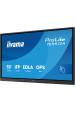 Obrázok pre iiyama TE6513A-B1AG sdělovací displej Interaktivní plochý panel 163,8 cm (64.5") Wi-Fi 500 cd/m² 4K Ultra HD Černá Dotyková obrazovka Zabudovaný procesor Android 18/7