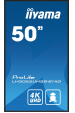 Obrázok pre iiyama LH5065UHSB-B1AG sdělovací displej Plochá digitální tabule 125,7 cm (49.5") LCD Wi-Fi 800 cd/m² 4K Ultra HD Černá Zabudovaný procesor Android 11 24/7