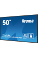 Obrázok pre iiyama LH5065UHSB-B1AG sdělovací displej Plochá digitální tabule 125,7 cm (49.5") LCD Wi-Fi 800 cd/m² 4K Ultra HD Černá Zabudovaný procesor Android 11 24/7