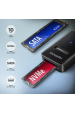 Obrázok pre Axagon ADM2-AM USB-A 10Gbps - M.2 NVMe & SATA SSD adaptér, kabelis USB-A 10cm SSD rámeček Černá