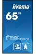 Obrázok pre iiyama LH6560UHS-B2AG sdělovací displej Digitální tabule 163,8 cm (64.5") LED Wi-Fi 500 cd/m² 4K Ultra HD Černá Zabudovaný procesor Android 11 24/7